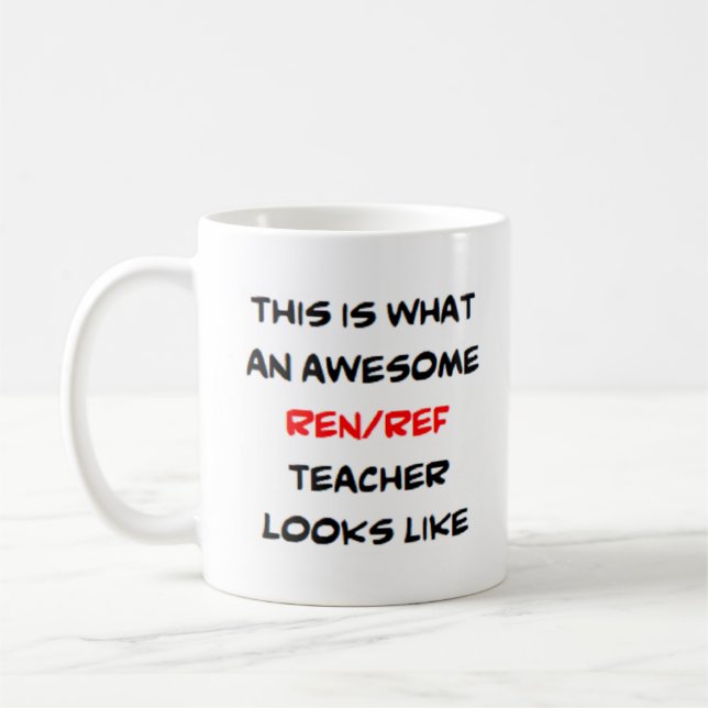Mug prof ren-ref, génial (Gauche)