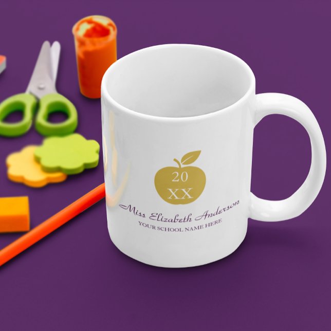 Mug Professeur Apple Remise des diplômes (Créateur téléchargé)