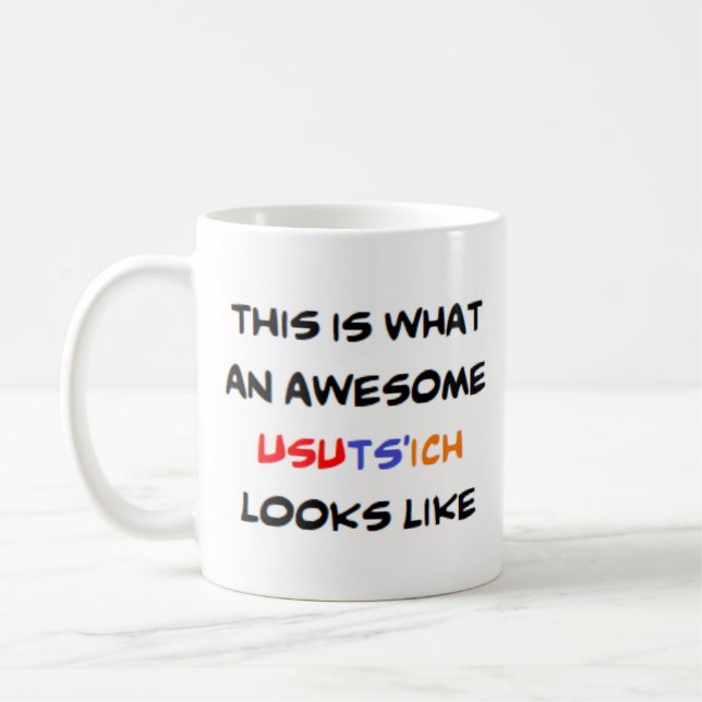 Mug professeur arménien usutsich, génial (Gauche)