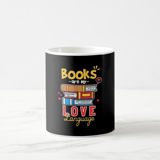 Mug Professeur Cadeaux | Les Livres Sont Ma Langue D'A (Centre)
