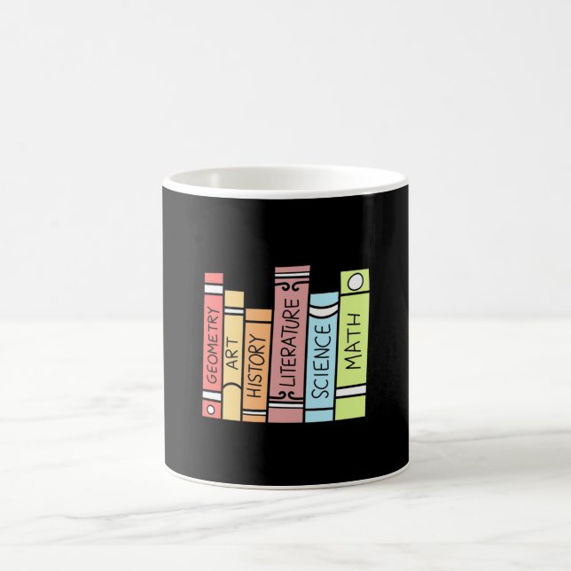 Mug Professeur Cadeaux | Retour à l'école à la maison (Centre)