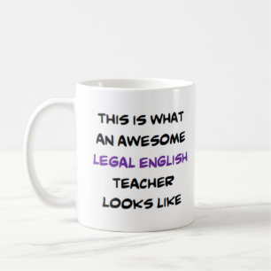 Mug professeur d'anglais juridique, génial