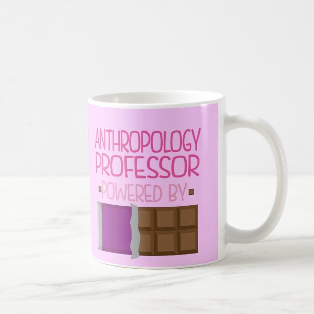 Mug Professeur d'anthropologie Chocolate Gift pour la (Droite)