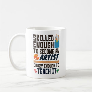 Mug Professeur d'art drôle habile fou