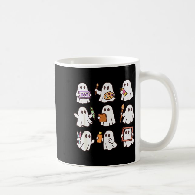 Mug Professeur d'art Fantôme Artistes de Halloween Pei (Droite)
