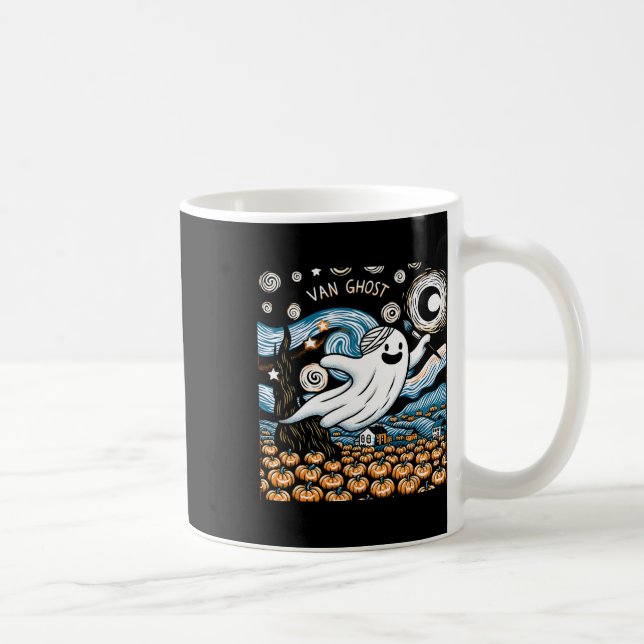 Mug Professeur d'art fantôme Halloween 2  (Droite)