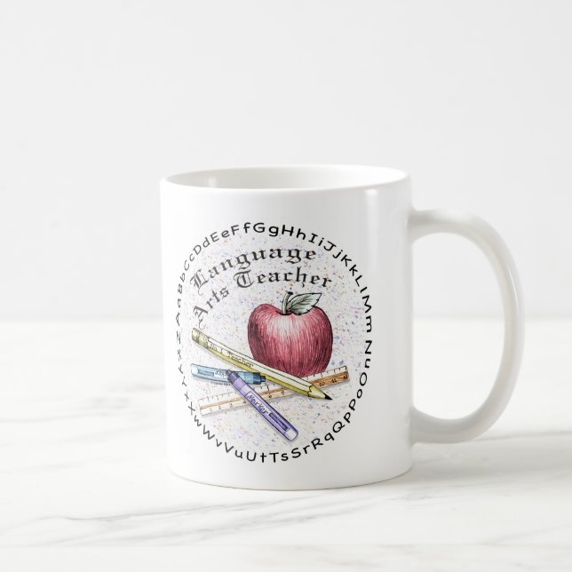 Mug Professeur d'arts de la langue (Droite)