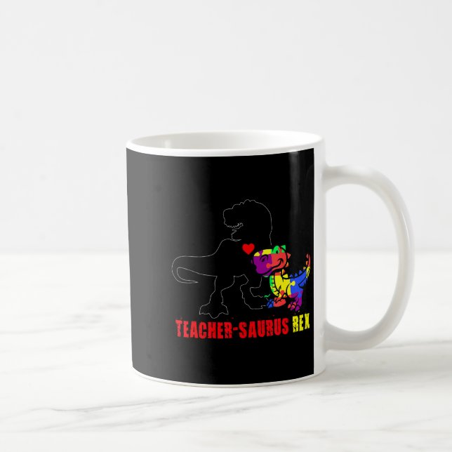 Mug Professeur d'autisme dinosaure enseignantsaurus re (Droite)