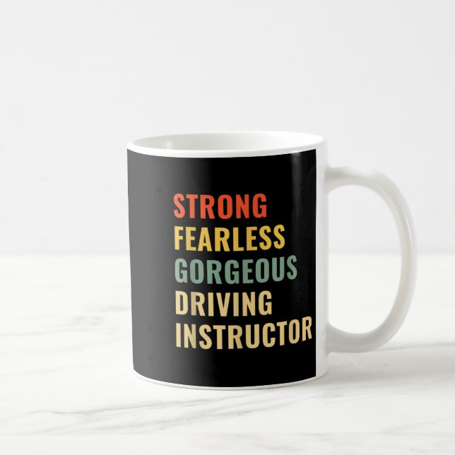 Mug Professeur d'auto-école Moniteur d'auto-école  (Droite)