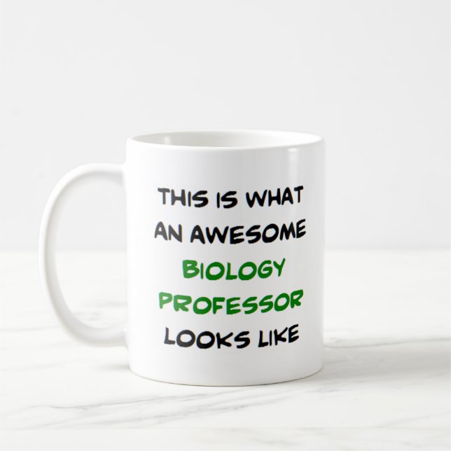 Mug professeur de biologie, génial (Gauche)