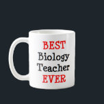 Mug professeur de biologie, meilleur<br><div class="desc">meilleur professeur de biologie</div>