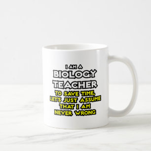 Mug Professeur de biologie...Supposons que je ne me tr