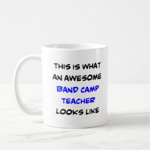 Mug professeur de camp de bande, génial