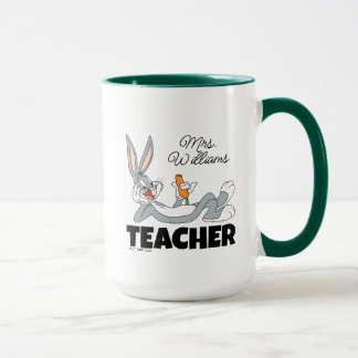 Mug Professeur de carottes à manger sur le sol de BUGS