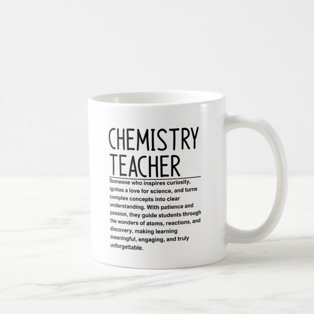 Mug Professeur de chimie (Droite)