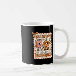 Mug Professeur de citrouille Préparé à l'automne Tombe