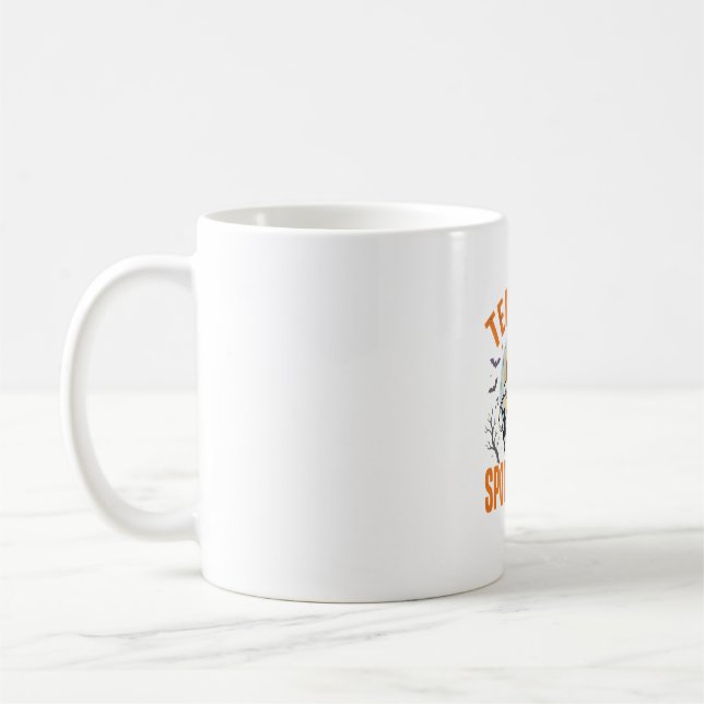 Mug Professeur de danse Halloween pas effrayants (Gauche)