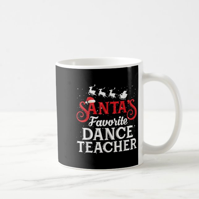 Mug Professeur de danse préféré du Père Noël Funny Noë (Droite)