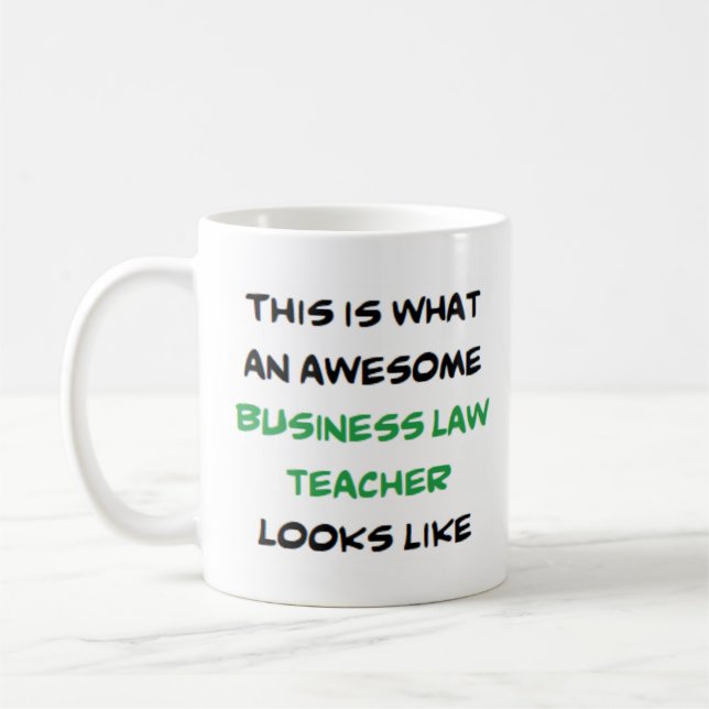 Mug professeur de droit des affaires, génial (Gauche)