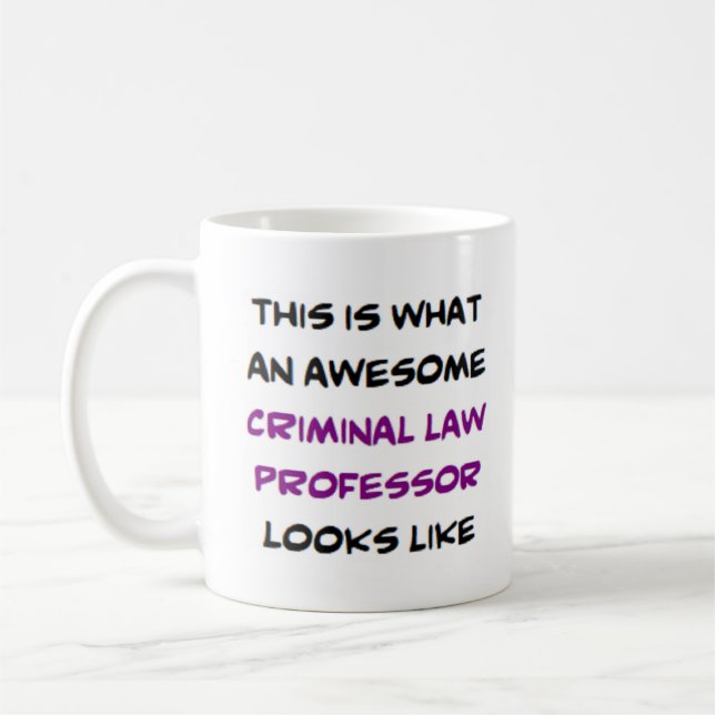 Mug professeur de droit pénal, génial (Gauche)
