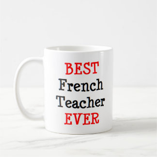 Mug professeur de français, meilleur