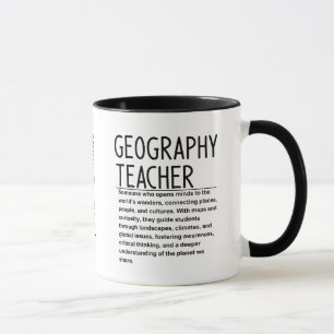 Mug Professeur de géographie
