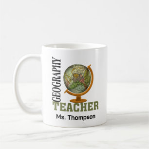Mug Professeur de géographie du monde