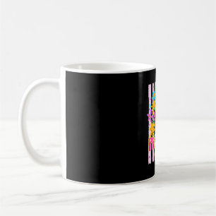 Mug Professeur de groupe préscolaire floral retour à l