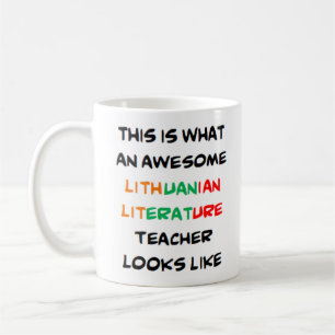Mug professeur de littérature lituanienne, stupéfiant