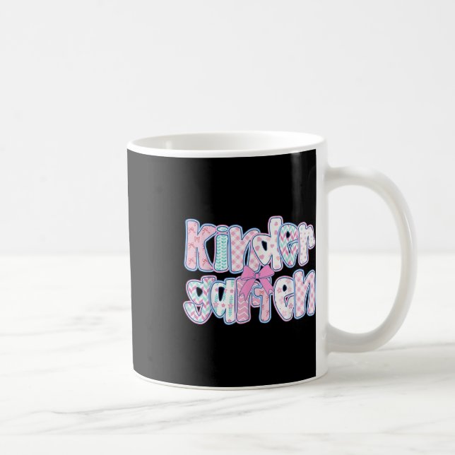 Mug Professeur de maternelle chic Équipe Arc Retour à  (Droite)
