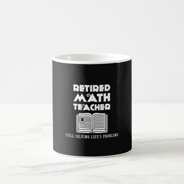 Mug Professeur de mathématiques à la retraite pour rés (Centre)