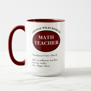 Mug XXL avec formules mathématiques