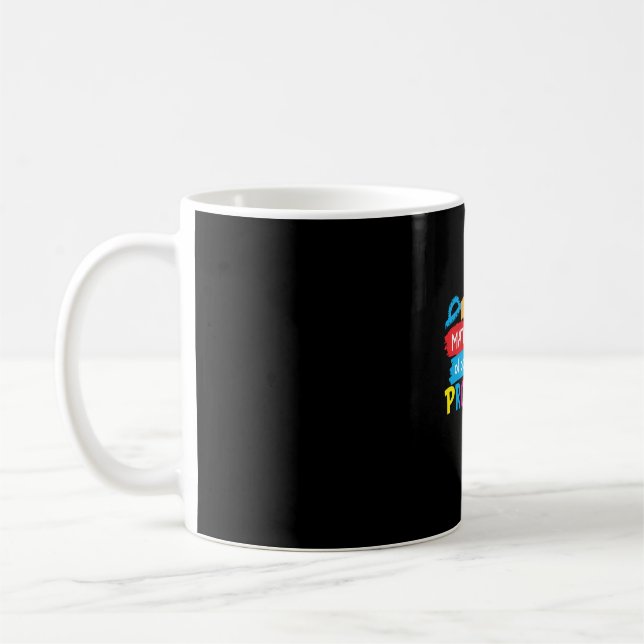 Mug Professeur De Maths Je Suis Enseignant En Maths (Gauche)