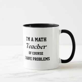 Mug Professeur de maths personnalisable
