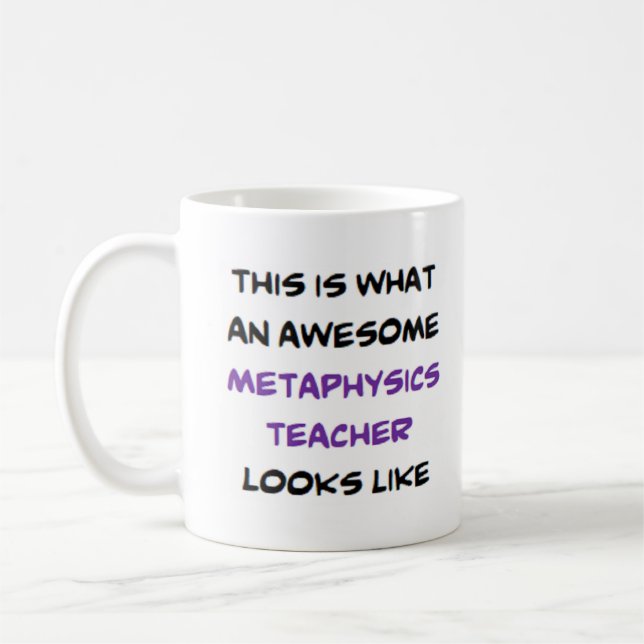 Mug professeur de métaphysique, génial (Gauche)