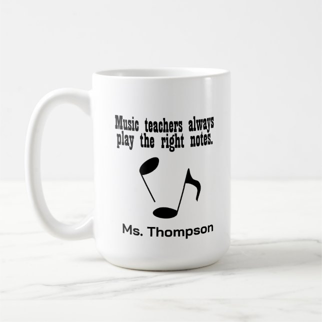 Mug Professeur de musique (Gauche)