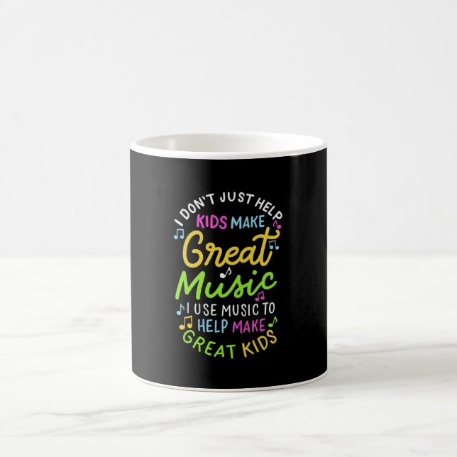 Mug Professeur de musique - Aidez les enfants à faire  (Centre)