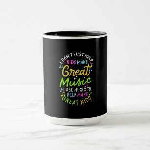 Mug Professeur de musique - Aidez les enfants à faire