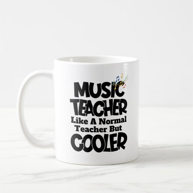 Mug Professeur de Musique Comme un Professeur Normal M (Gauche)