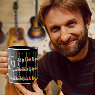 Mug professeur de musique de guitare ou étudiant perso
