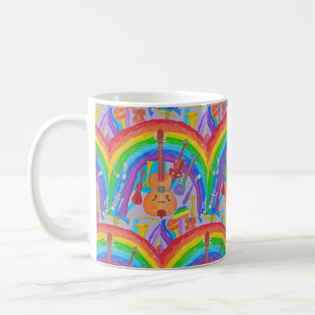 Mug Professeur de musique d'instruments de musique en  (Gauche)