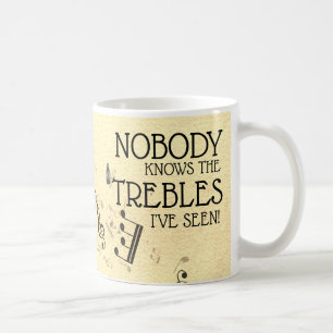 Mug Professeur de musique Funny Treble Joke Nom Modè