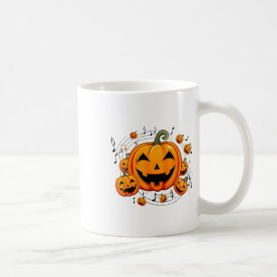 Mug Professeur de musique Halloween Citrouille d'autom