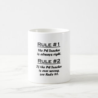 Mug Professeur de PE de règle