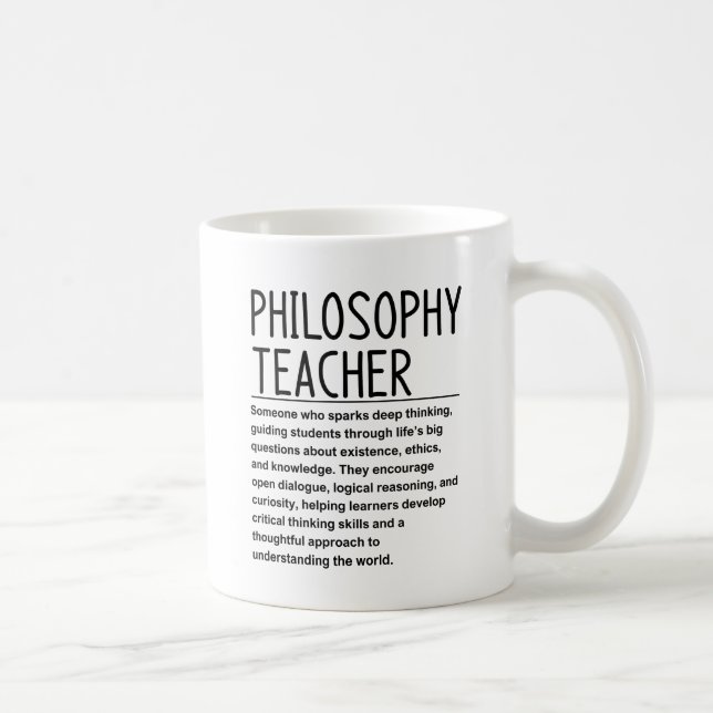 Mug Professeur de philosophie (Droite)