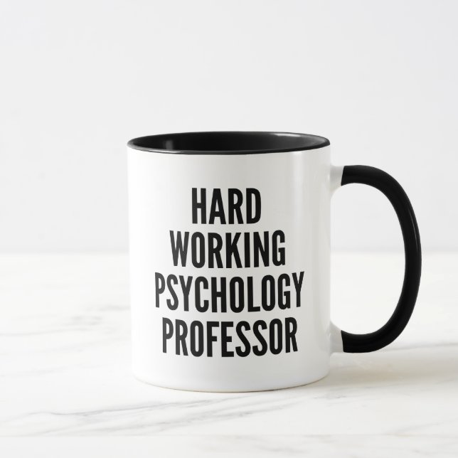 Mug Professeur de psychologie au travail difficile (Droite)