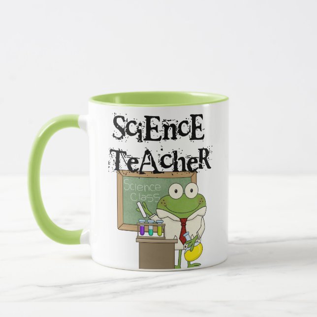 Mug Professeur de sciences de la grenouille (Gauche)