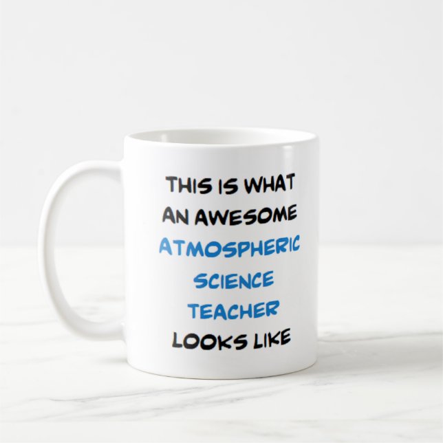 Mug professeur de sciences de l'atmosphère, génial (Gauche)