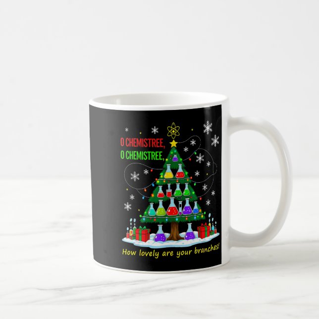 Mug Professeur de sciences de Noël 67 Meme Santa Oh Ch (Droite)