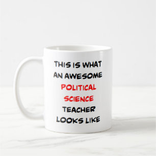 Mug professeur de sciences politiques, génial